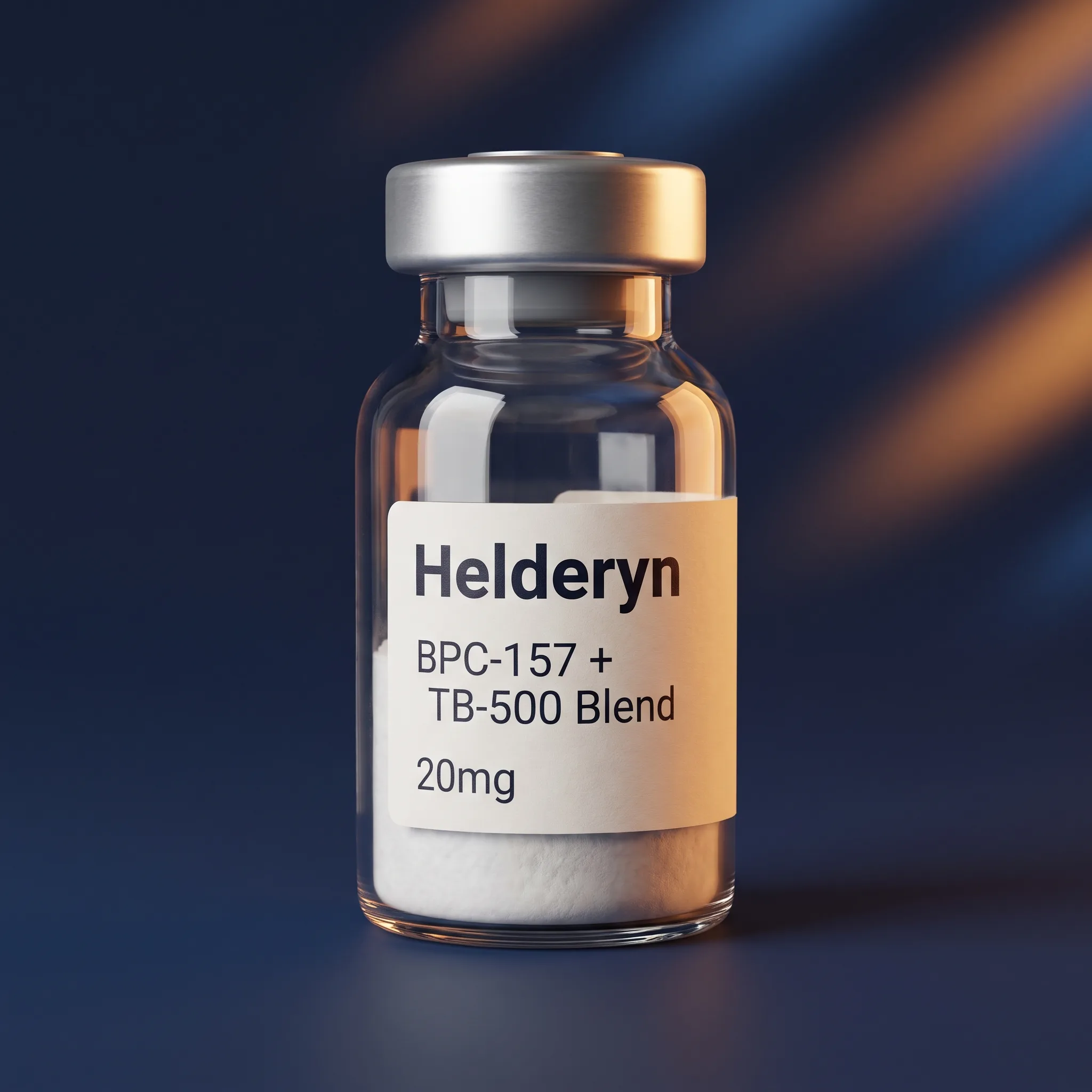 BPC-157 + TB-500 blend research peptide vial